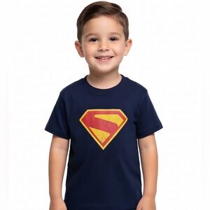 Boys Superman Logo Graphic Tee Shirt